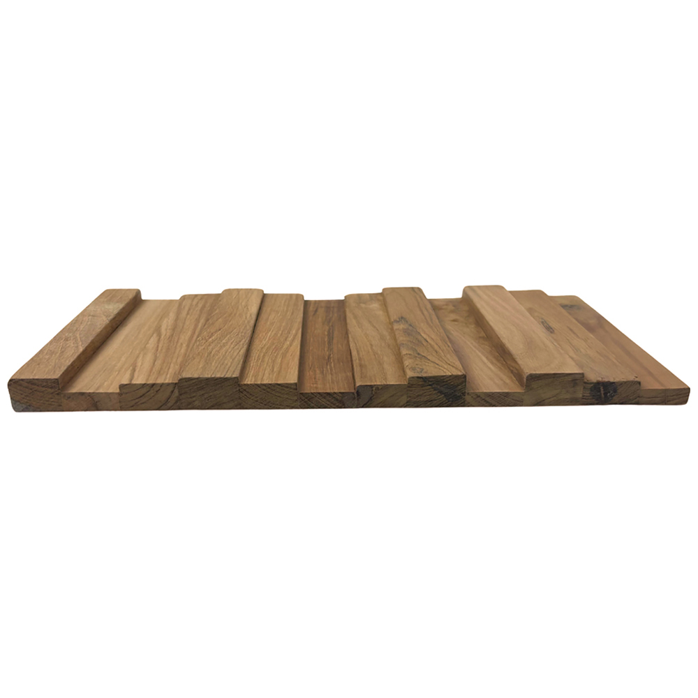 Wallsupply UltraWood Vertical Teak Wall Panel 18 Pack Image 3
