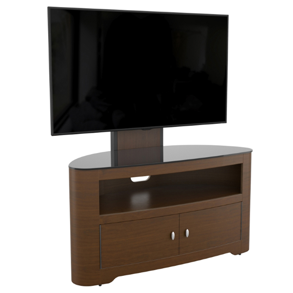 AVF Affinity Blenheim Walnut Mount Curved TV Unit Image 3