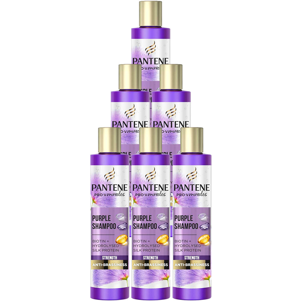 Pantene Pro V Miracles Purple Shampoo Case of 6 x 225ml Image 1