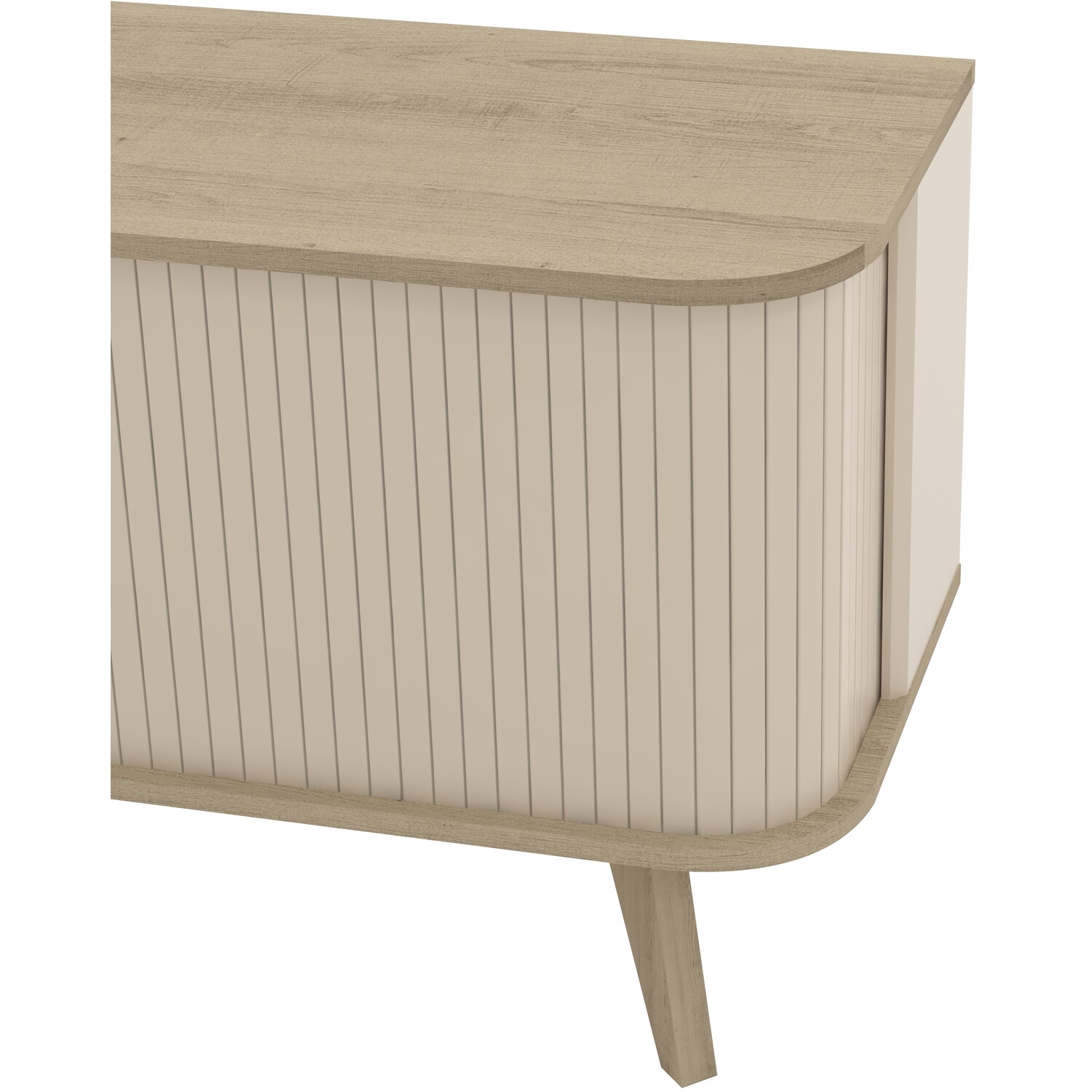 Mateo Sliding Door TV Unit Neutral Image 11