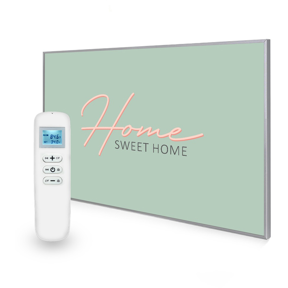 Mirrorstone Nexus Home Sweet Home Quote Wi-Fi Infrared Heating Panel 900W 795 x 1195mm Image 2