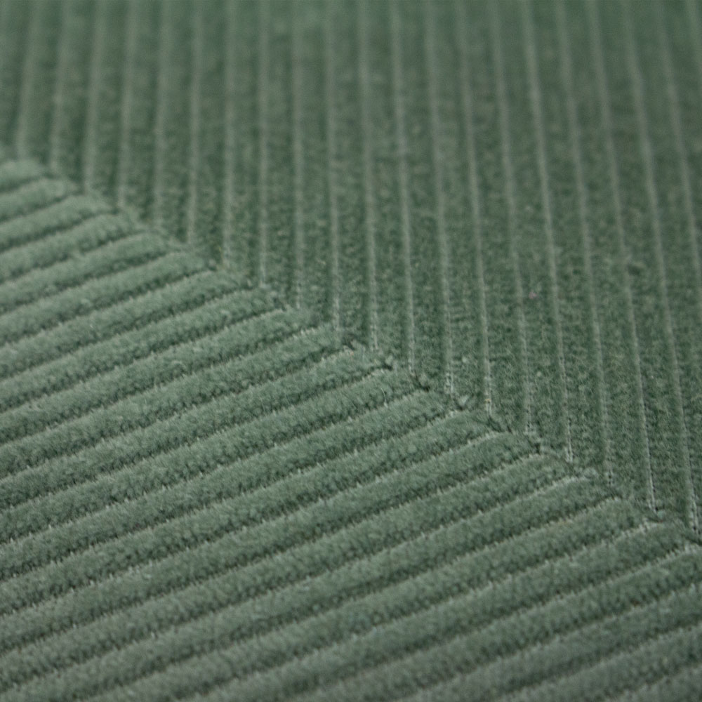 furn. Jagger Sage Green Ribbed Corduroy Cushion Image 3