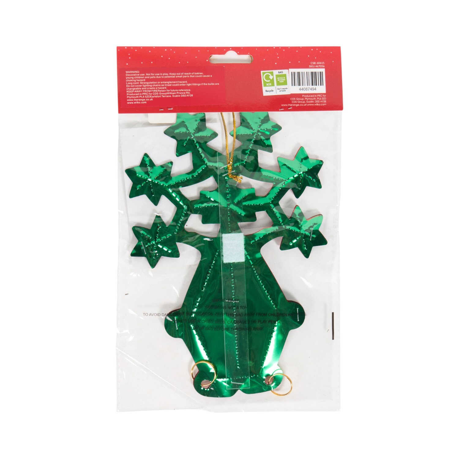 Red and Green Star Decoration Image 4