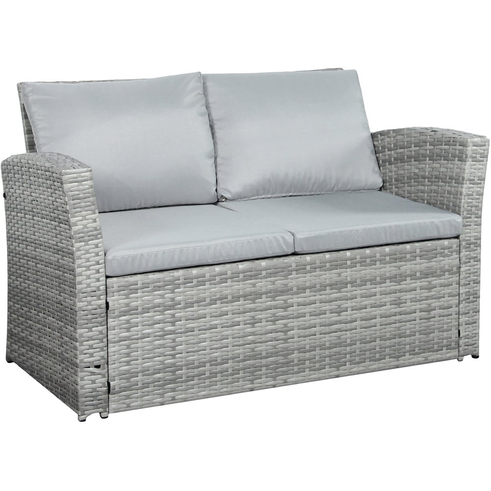 Outdoor Living The Wilmslow 4 Seater Rattan Sofa Lounge Set Image 5