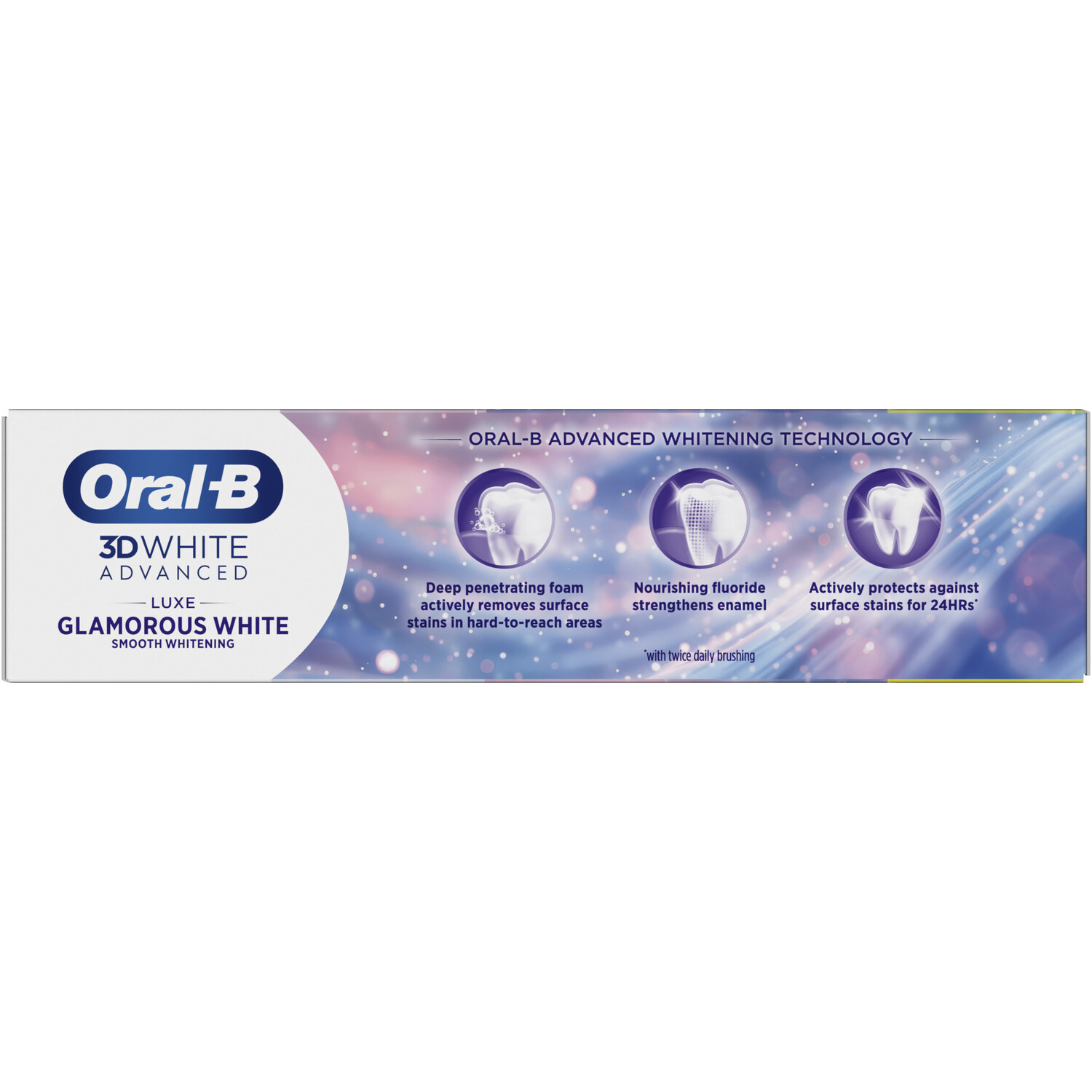 Pack of 2 Oral-B 3D White Advanced Toothpastes Image 6