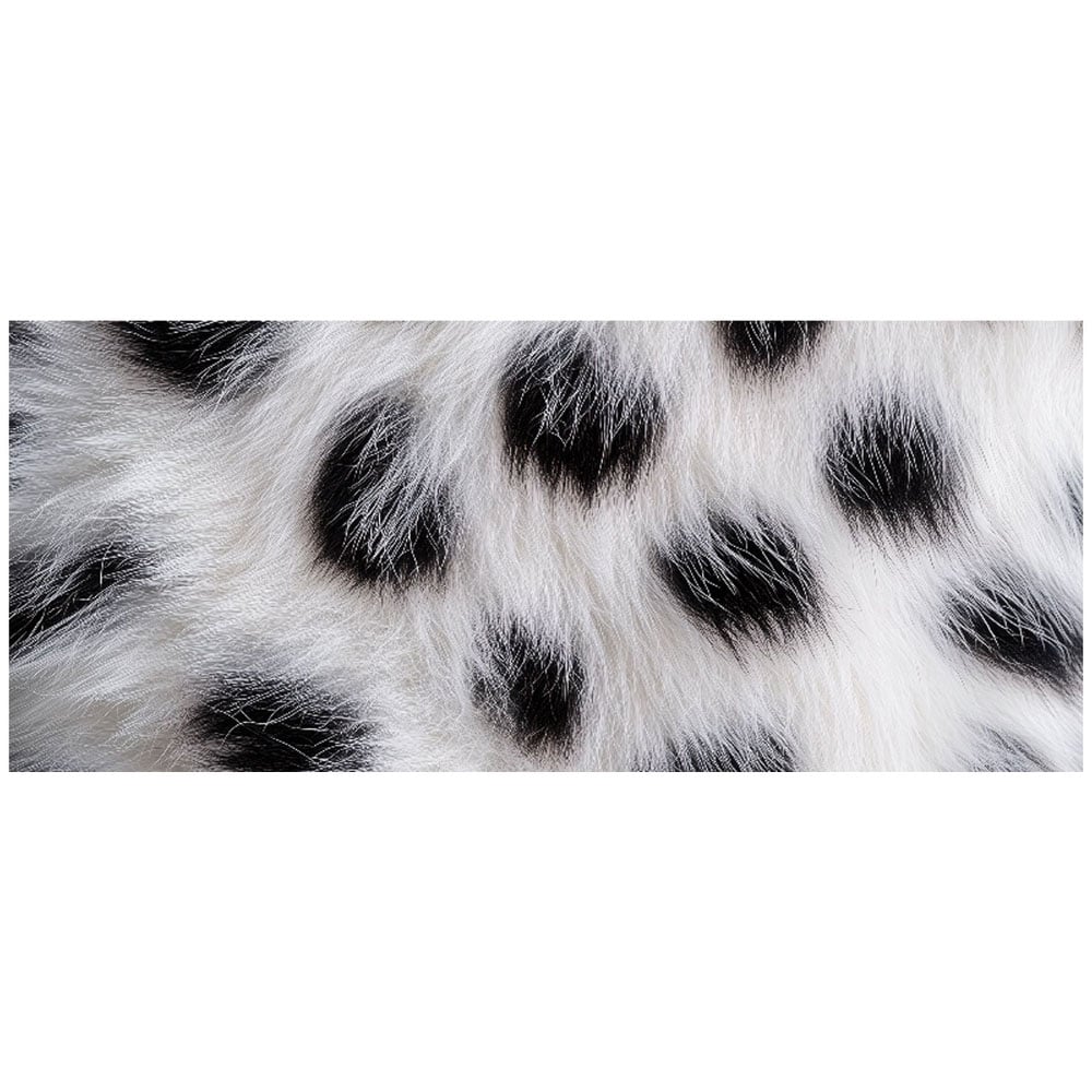 Warren Reed Designer Black and White Fur Effect Bathroom Splashback 25 x 60cm Image 2