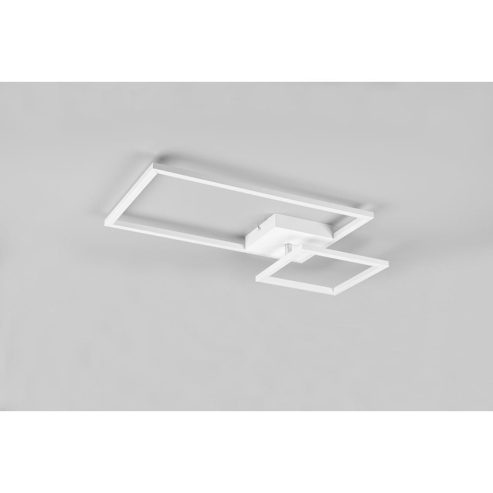 TRIO Padella Matt White LED Ceiling Light Image 6