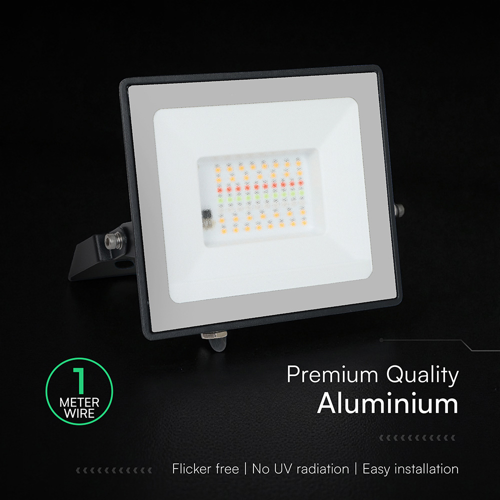 V-TAC 50W RBG and White LED Colour Changing Floodlight Image 5