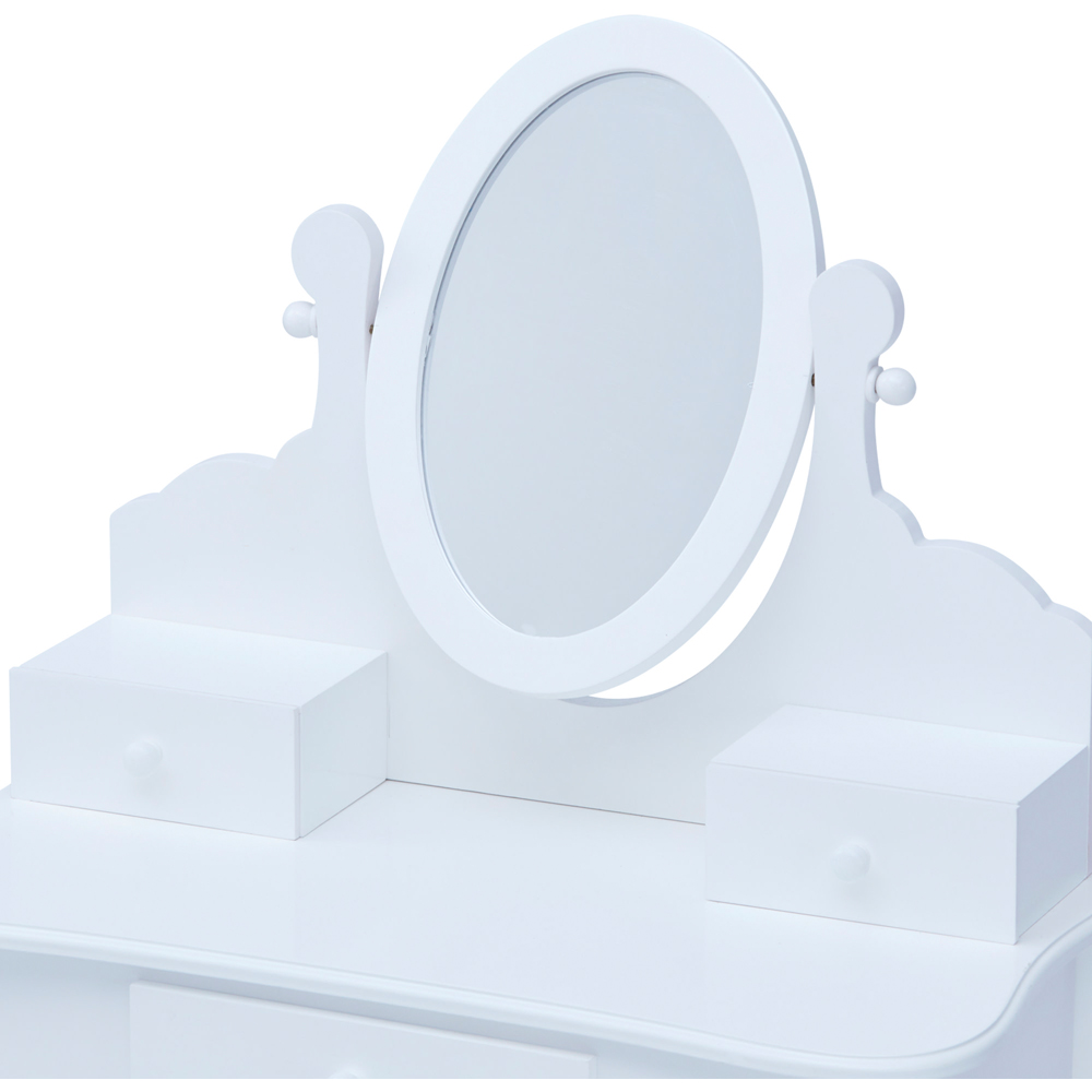 Teamson Kids Little Princess Rapunzel 3 Drawer White Medium Toy Vanity Set Image 5
