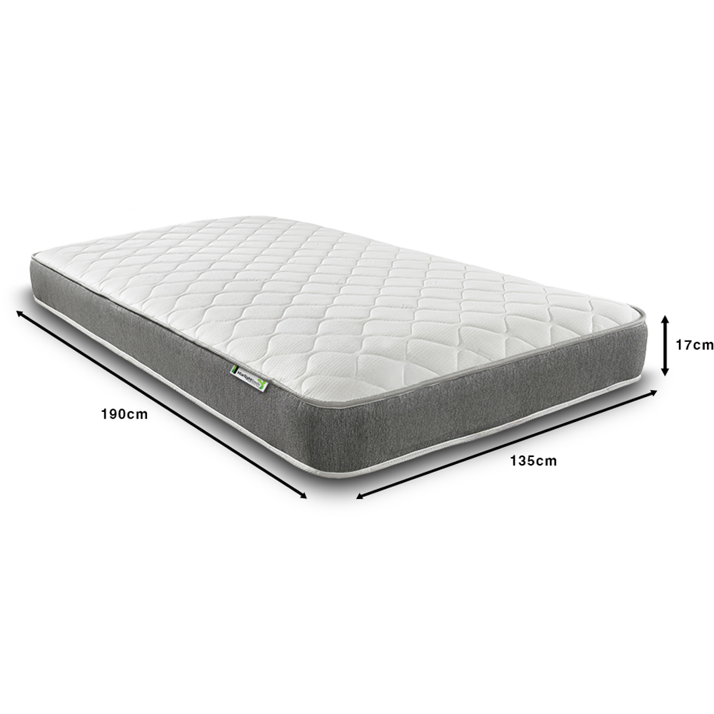 Starlight Beds Wellington Double Grey Open Coil Memory Foam Spring Mattress Image 6
