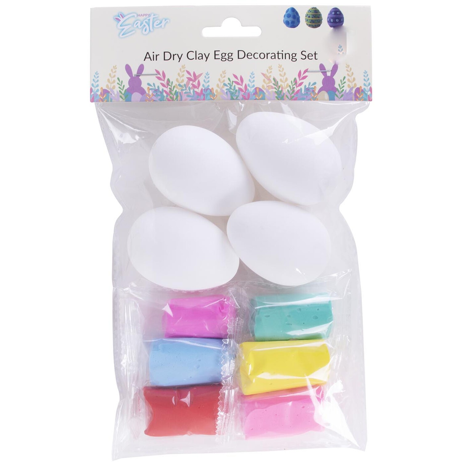 Air Dry Clay Egg Decorating Set Image