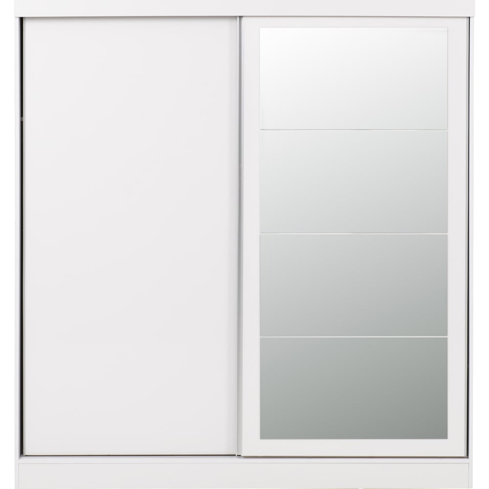 Seconique Nevada 2 Door White Sliding Wardrobe Image 2