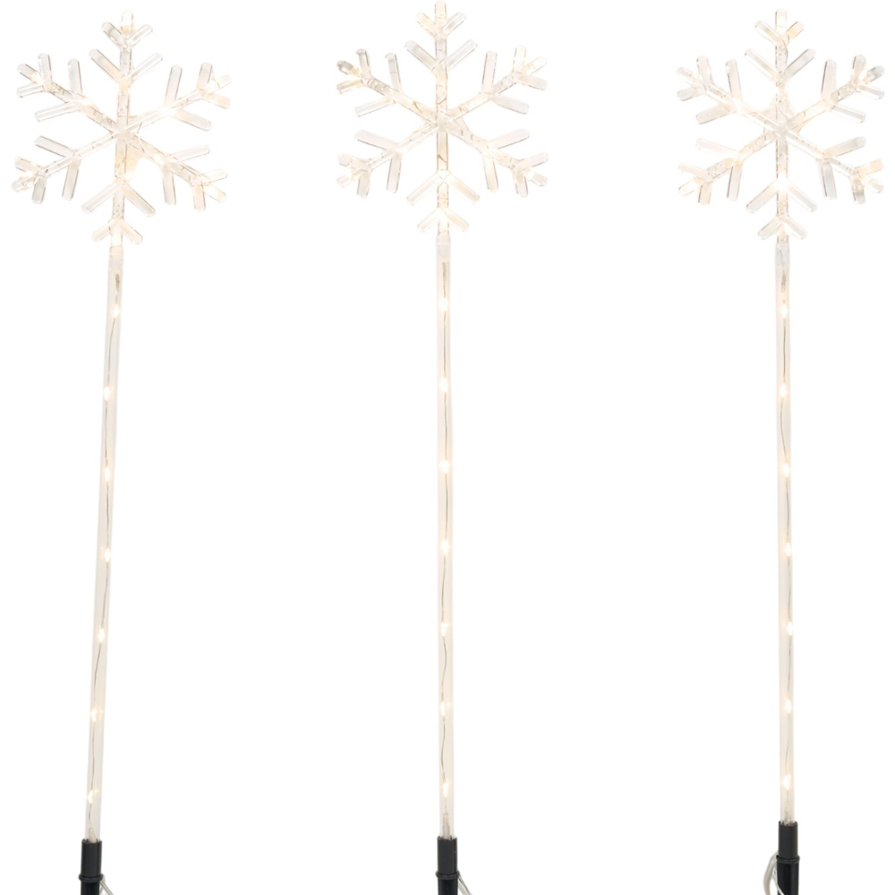 8 Piece Snowflake Stake Lights Image 6