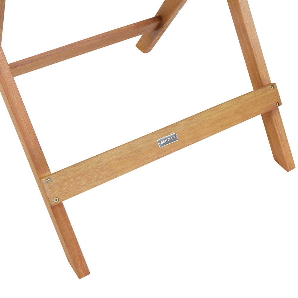 Charles Bentley Eucalyptus 2 Seater Square Folding Bistro Table Image 7