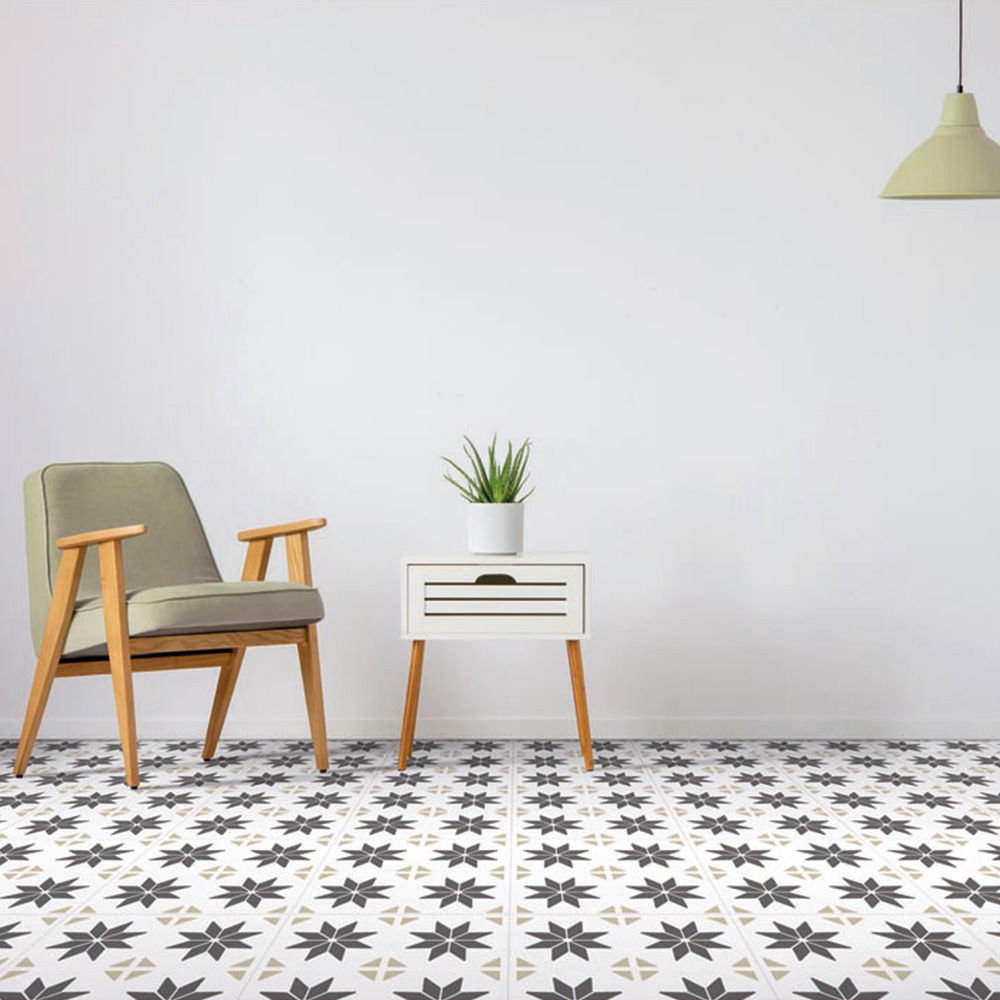 D-C-Fix Vivid Stars Design Self Adhesive Floor Tiles 10 Pack Image 2