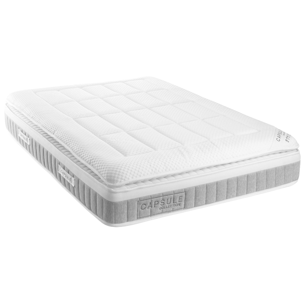 Julian Bowen Capsule King Size White 3000 Pocket Sprung Pillow Top Mattress Image 1