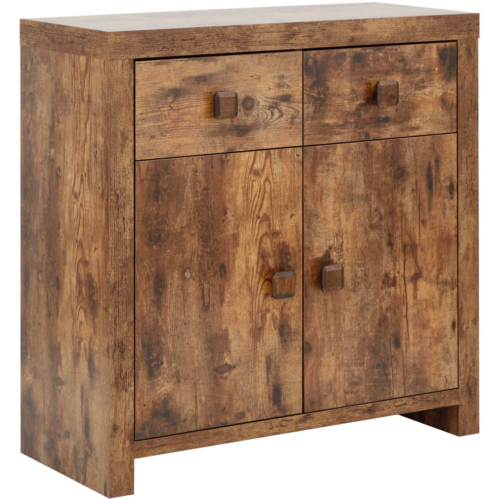 GFW Jakarta 2 Door 2 Drawer Mango Yellow Compact Sideboard Image 3