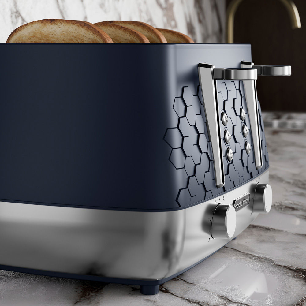 Morphy Richards 243021 Cassini Black 4 Slice Toaster Image 5