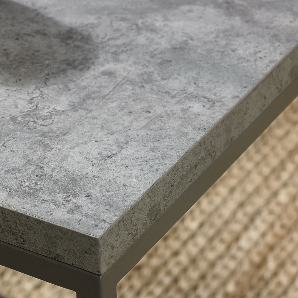 Bentley Designs Renzo Zinc and Dark Grey Console Table Image 4