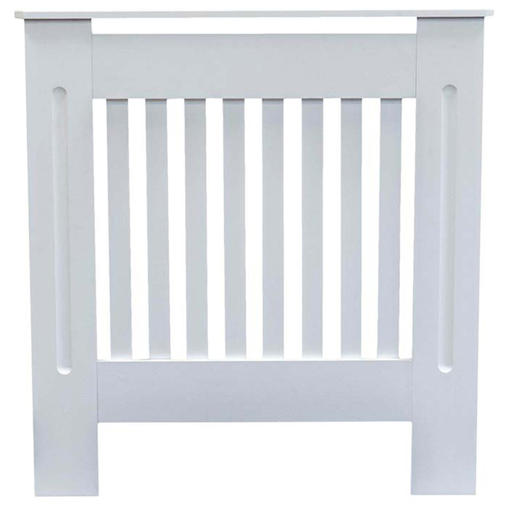 Jack Stonehouse Matt White Vertical Line Radiator Cover Small Image 3