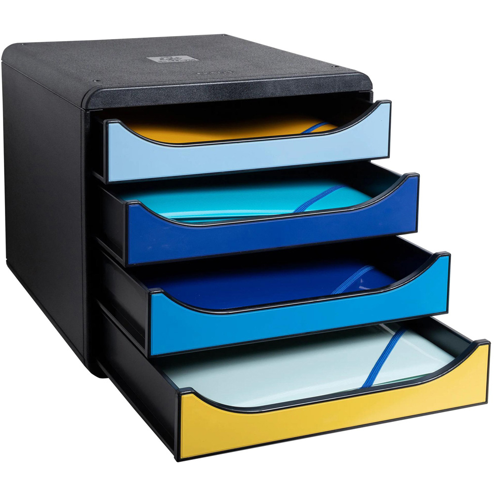 Exacompta Bee Blue Multicolour Big Filing Box Image 5
