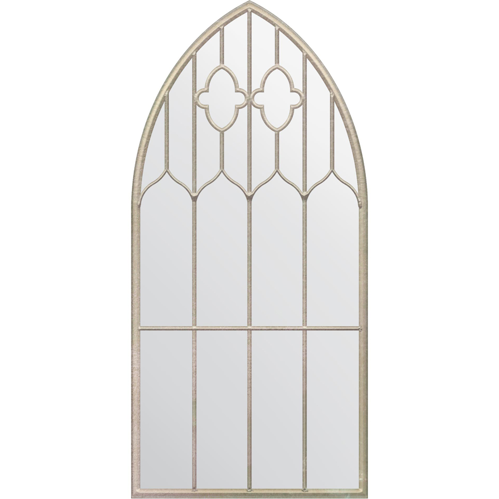 MirrorOutlet Buttercup Country Arch Garden Mirror 140 x 75cm Image 1