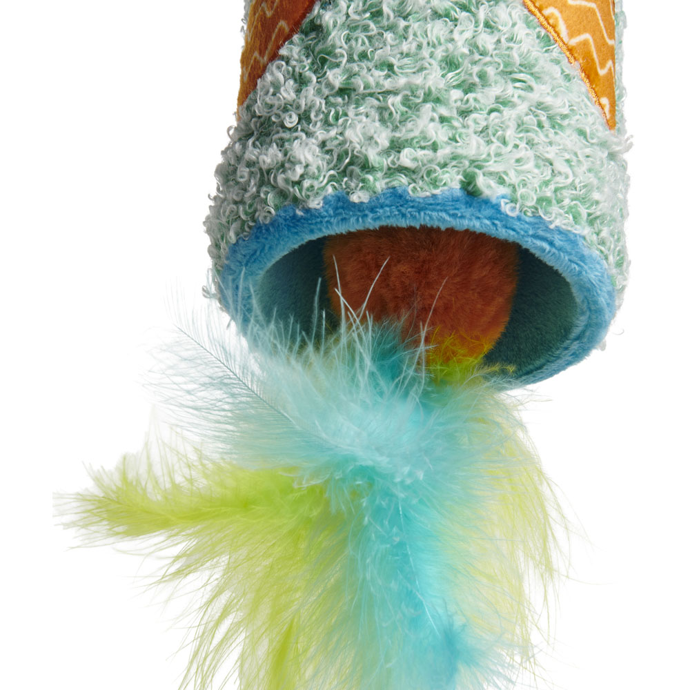 Wilko Feathered Roller Owl Cat Toy Image 4