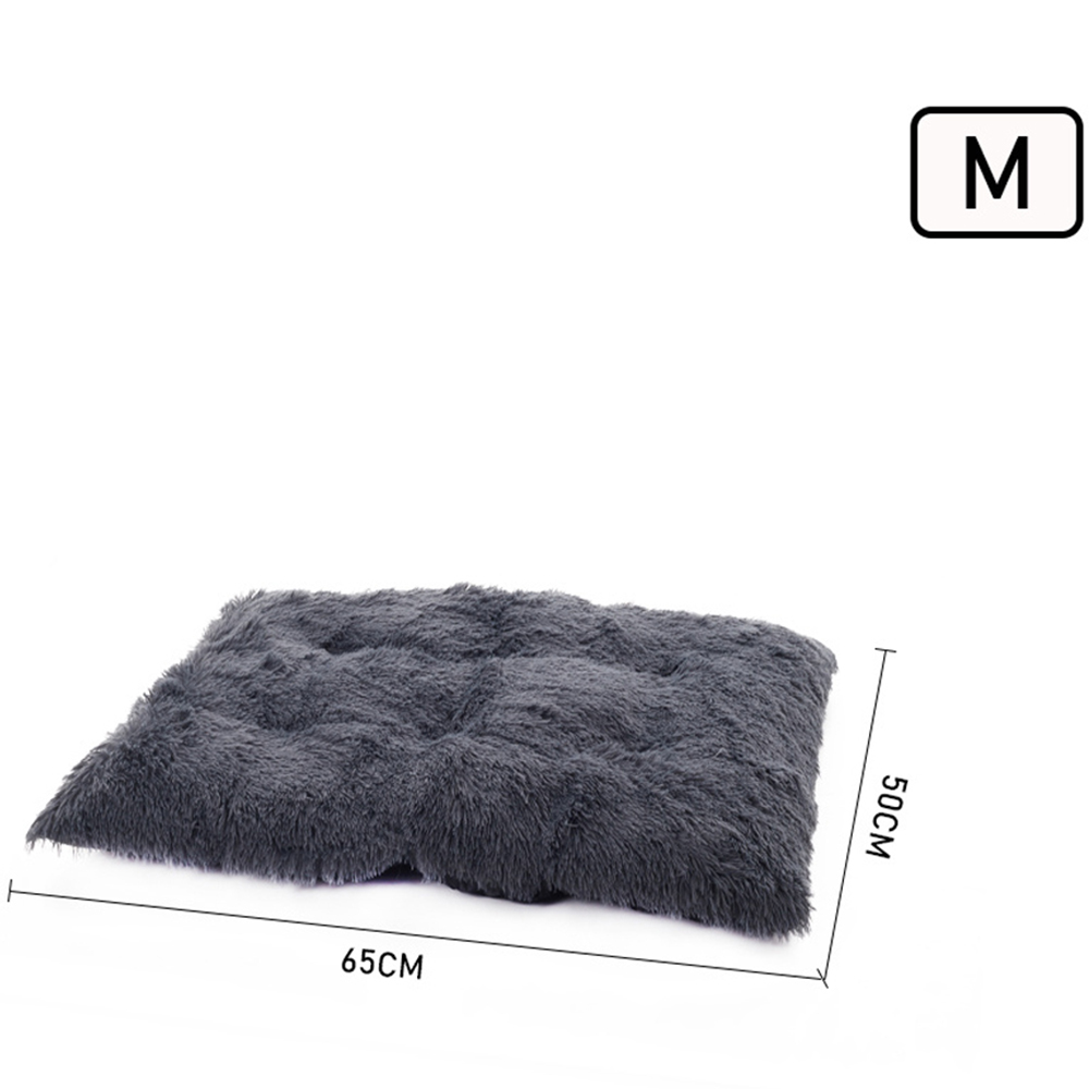 H&O Direct 2.1ft Dark Grey Rectangle Pet Cushioned Pad Image 4