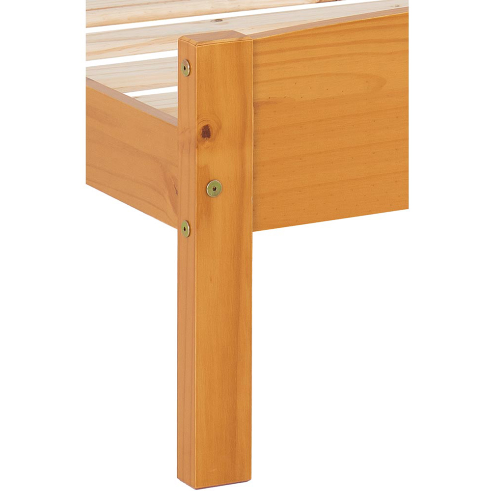 Seconique Single Amber Antique Pine Bed Frame Image 5