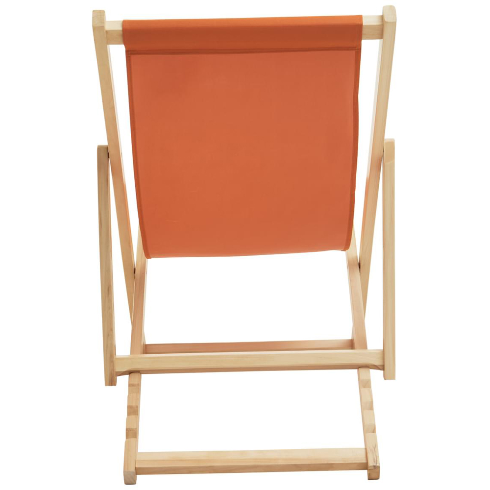 Interiors by Premier Beauport Orange Deck Chair Image 6