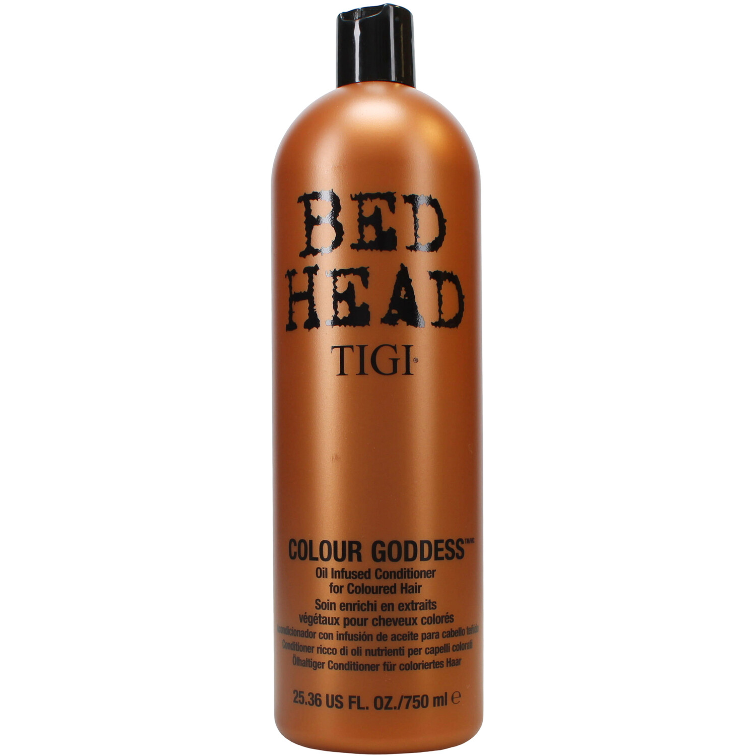 Bed Head TIGI Colour Goddess Conditioner 750ml - Orange Image 1