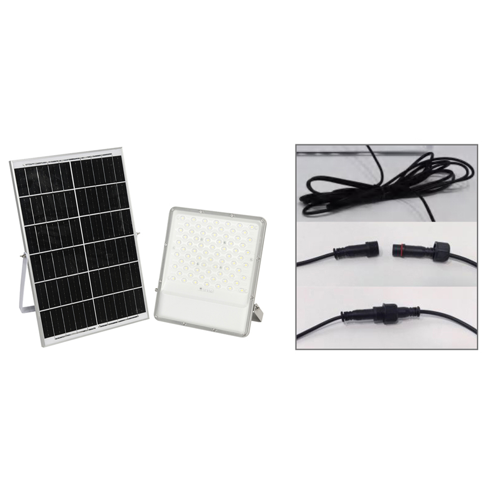 Ener-J 300W LED Floodlight with Solar Panel and Remote Image 4