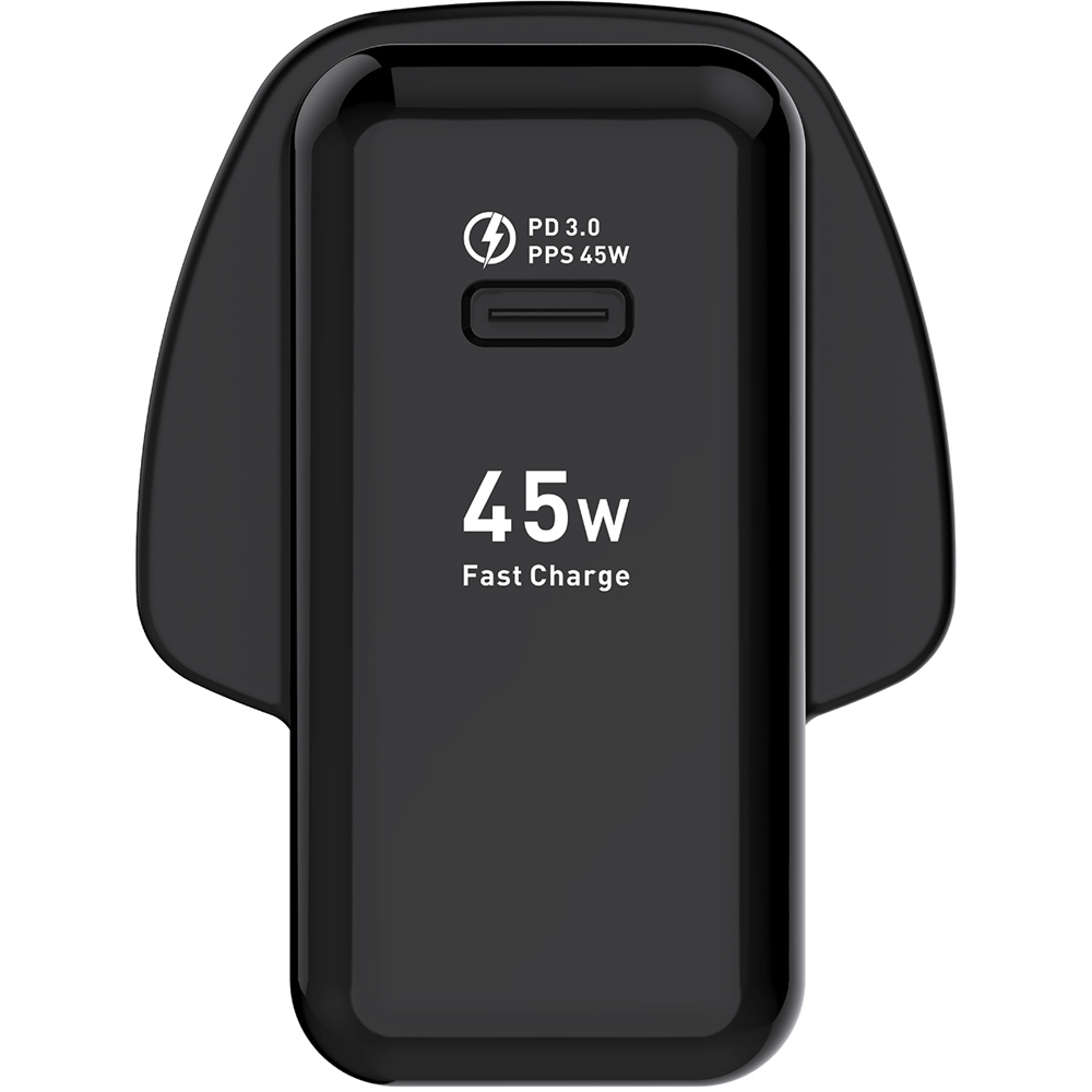 SilverLabel Black PD USB-C Mains Charger 45W Image 2