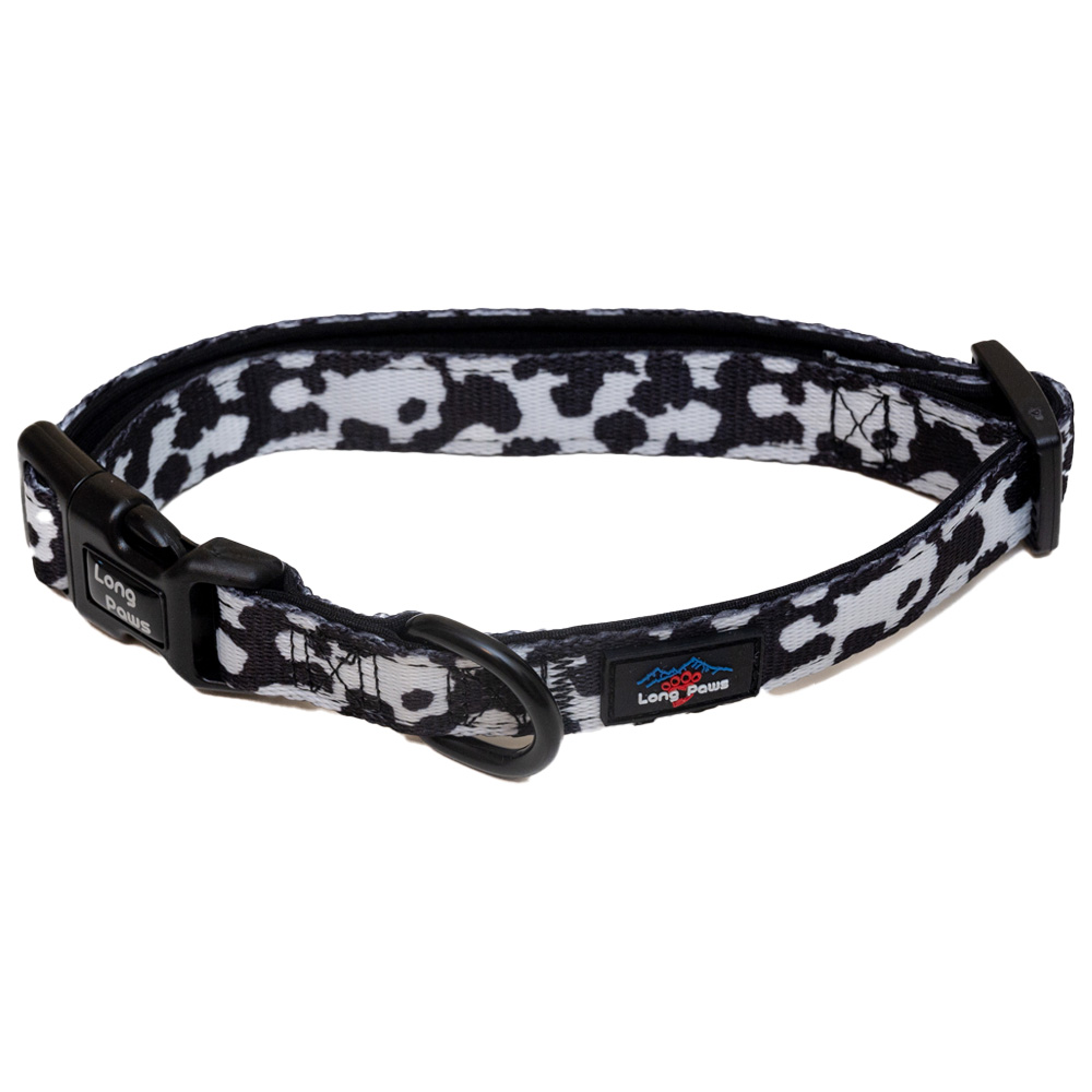 Long Paws Funk the Dog Large Cow Print Collar Image 1