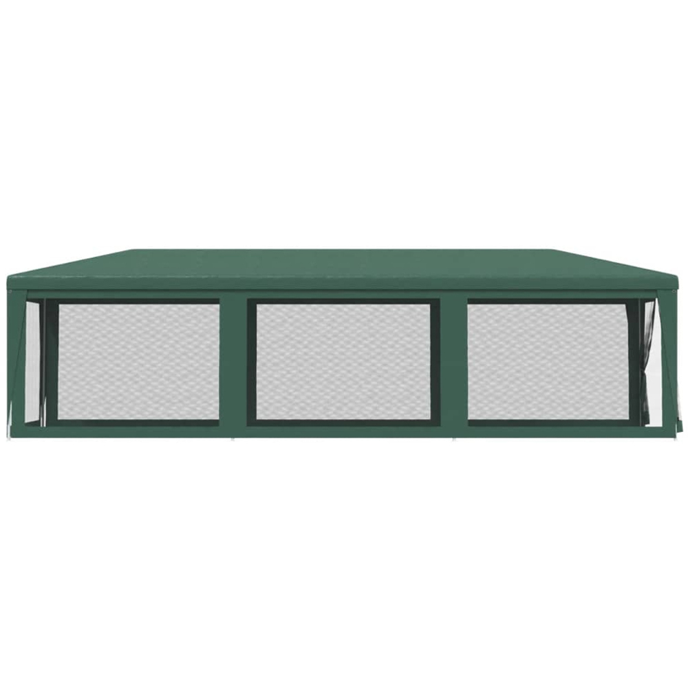 vidaXL 3 x 9m Green Party Tent with 8 Mesh Sidewalls Image 4
