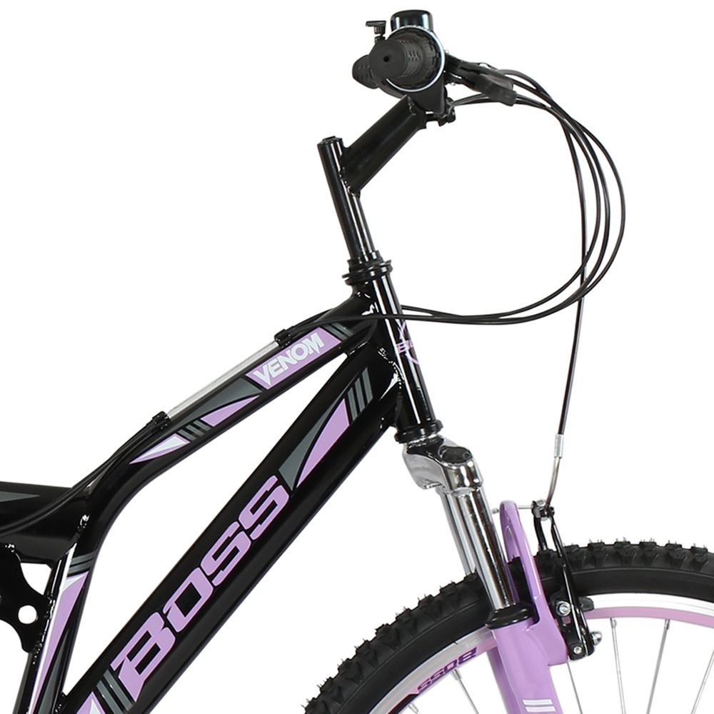Boss Venom 26 inch Black and Purple Mountain Bike Image 2
