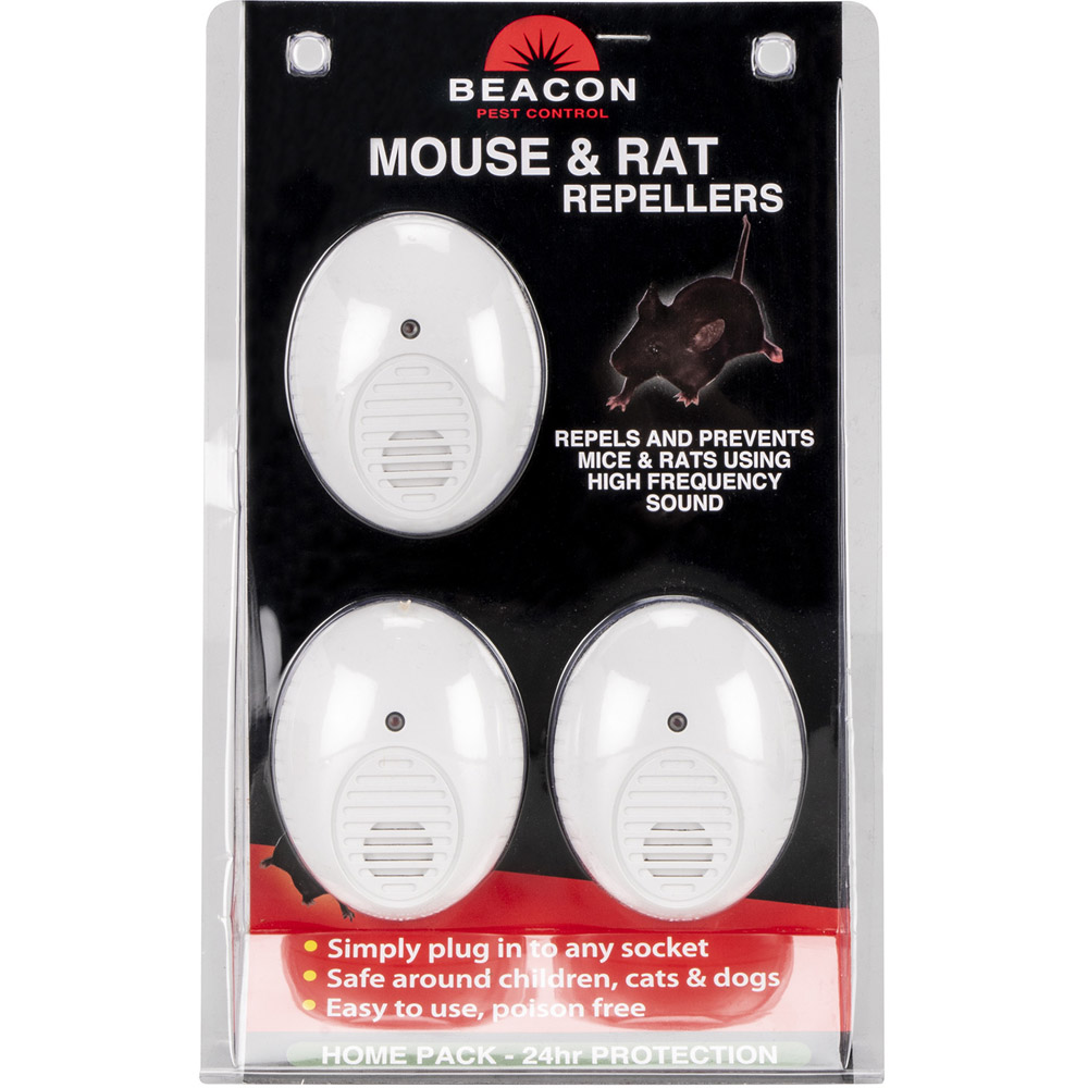 Beacon Pest Control Mouse and Rat Repeller 3 Pack Image 1