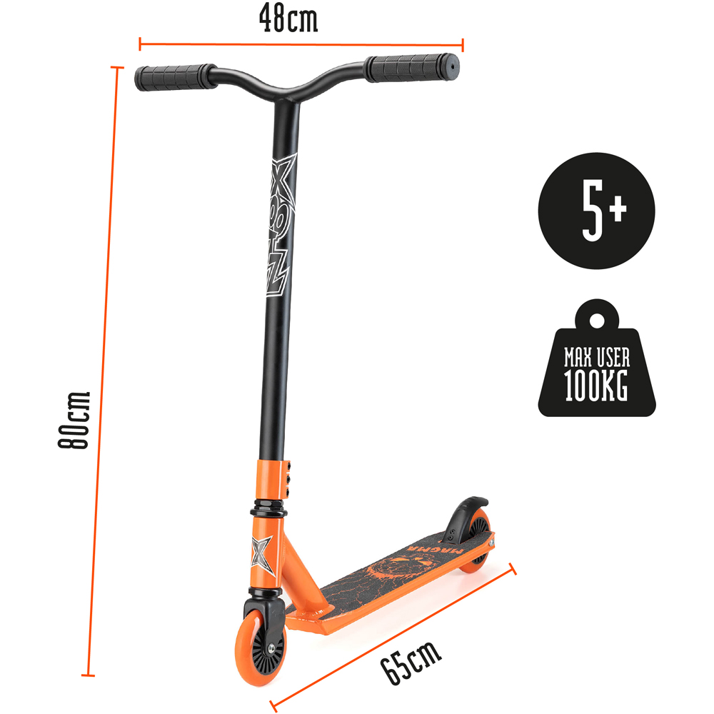 Xootz Y Orange Bar Magma Kids and Teen Stunt Scooter Image 8
