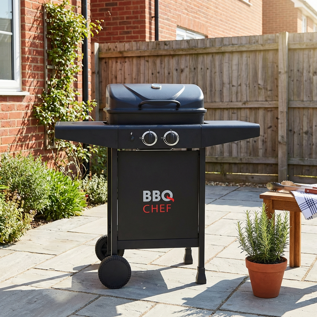 Charleston Black 2 Burner Gas BBQ Image 6