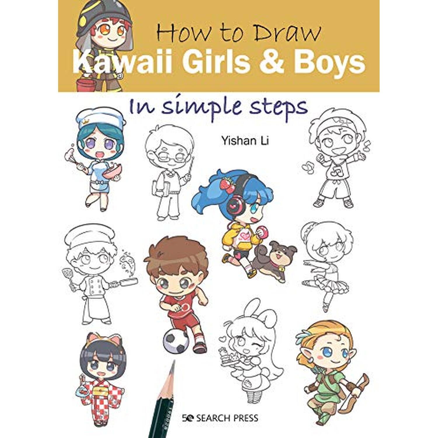 How To Draw Kawaii Girls and Boys Image 1