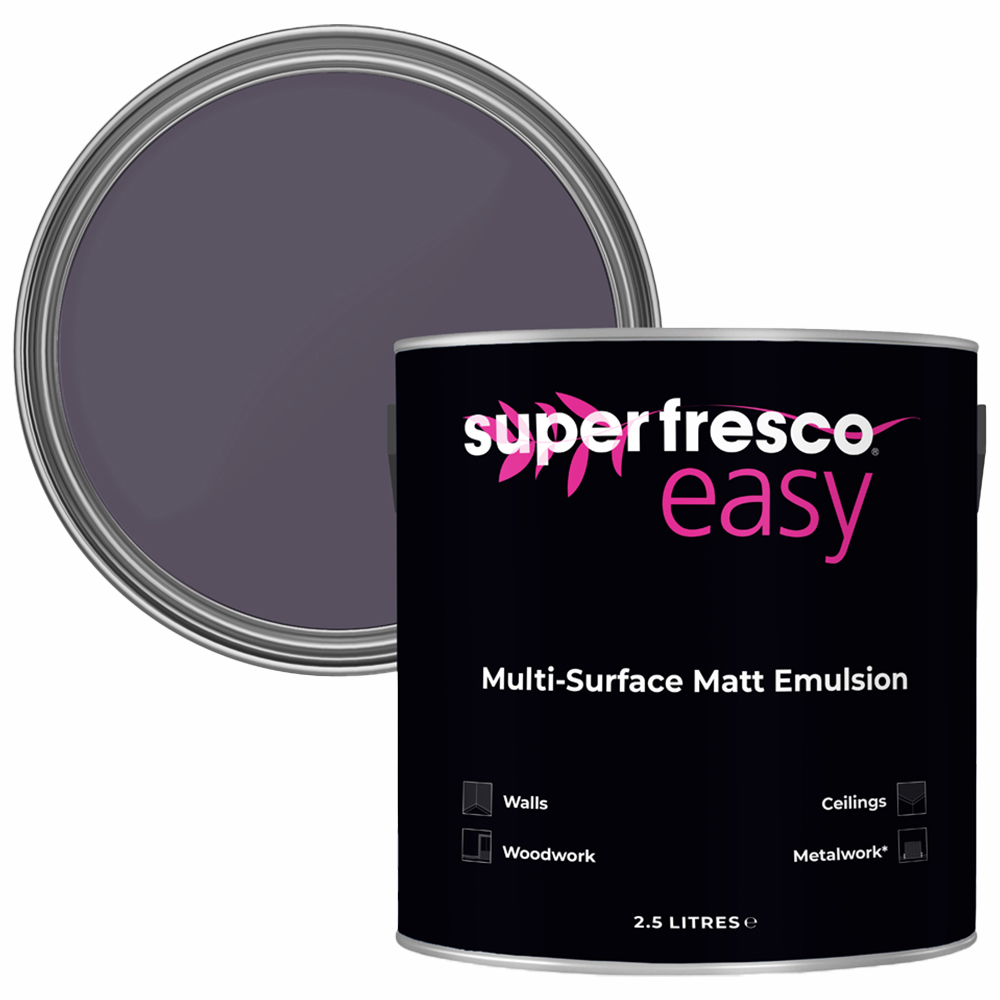 Superfresco Easy Weekend Club Interior Multi-Surface Matt Emulsion Paint 2.5L Image 1