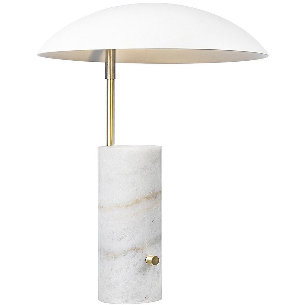 Nordlux Mademoiselles White Marble Base Table Lamp Image 1