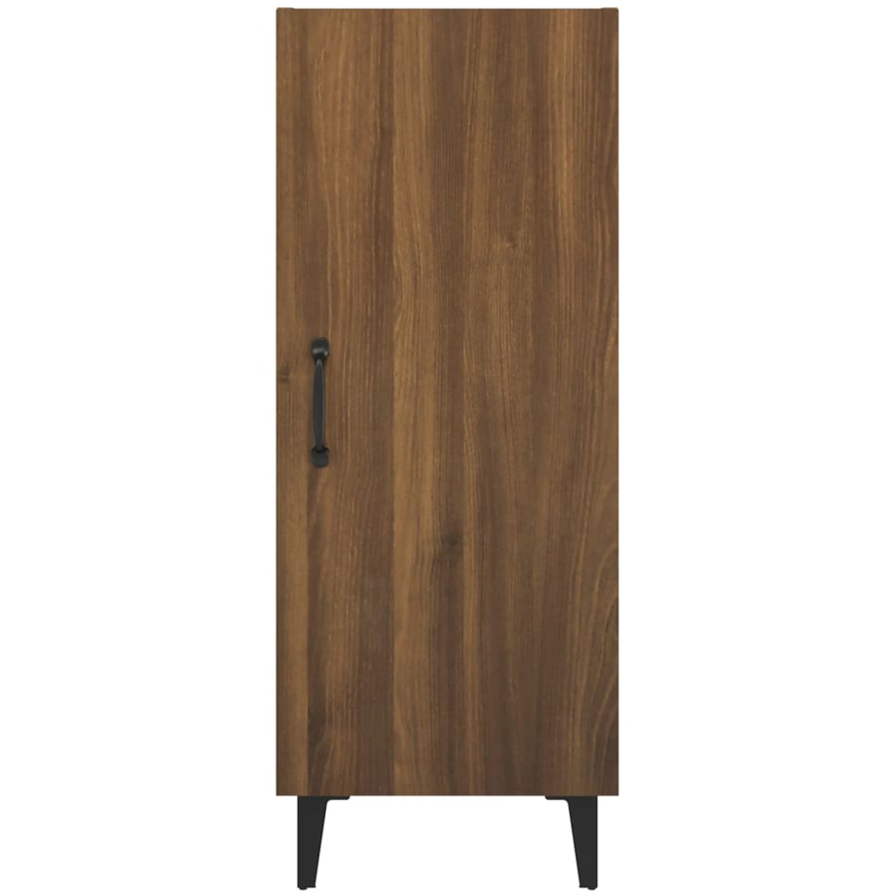 vidaXL Single Door Brown Oak Narrow Sideboard Image 6