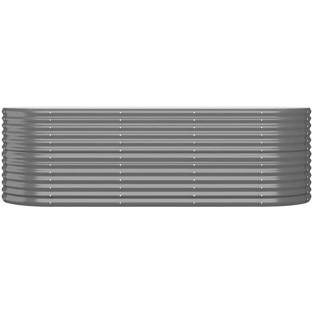 vidaXL Anthracite Galvanised Steel Raised Garden Bed 68 x 224 x 80cm Image 2