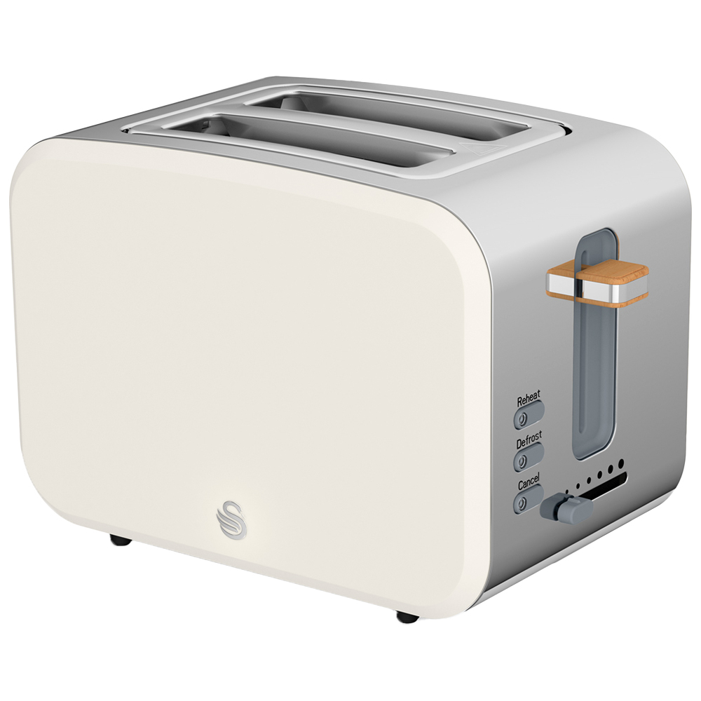 Swan ST14610WHTN White 2 Slice Nordic Toaster Image 1