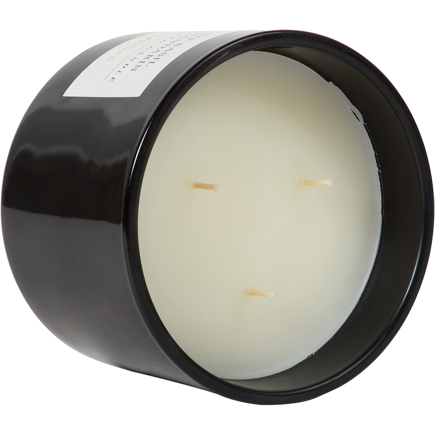 Lime Basil and Mandarin 3 Wick Candle Image 3