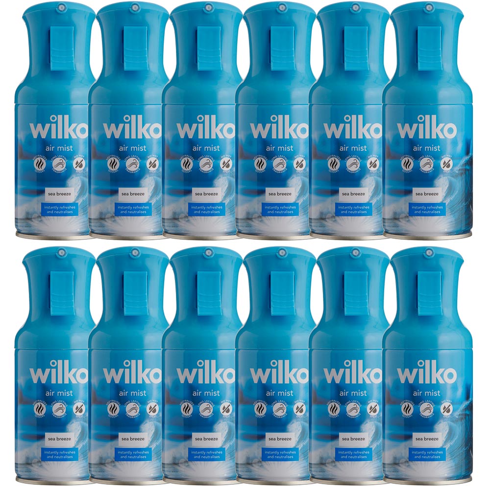 Wilko Sea Breeze Aerosol Air Mist 250ml Wilko