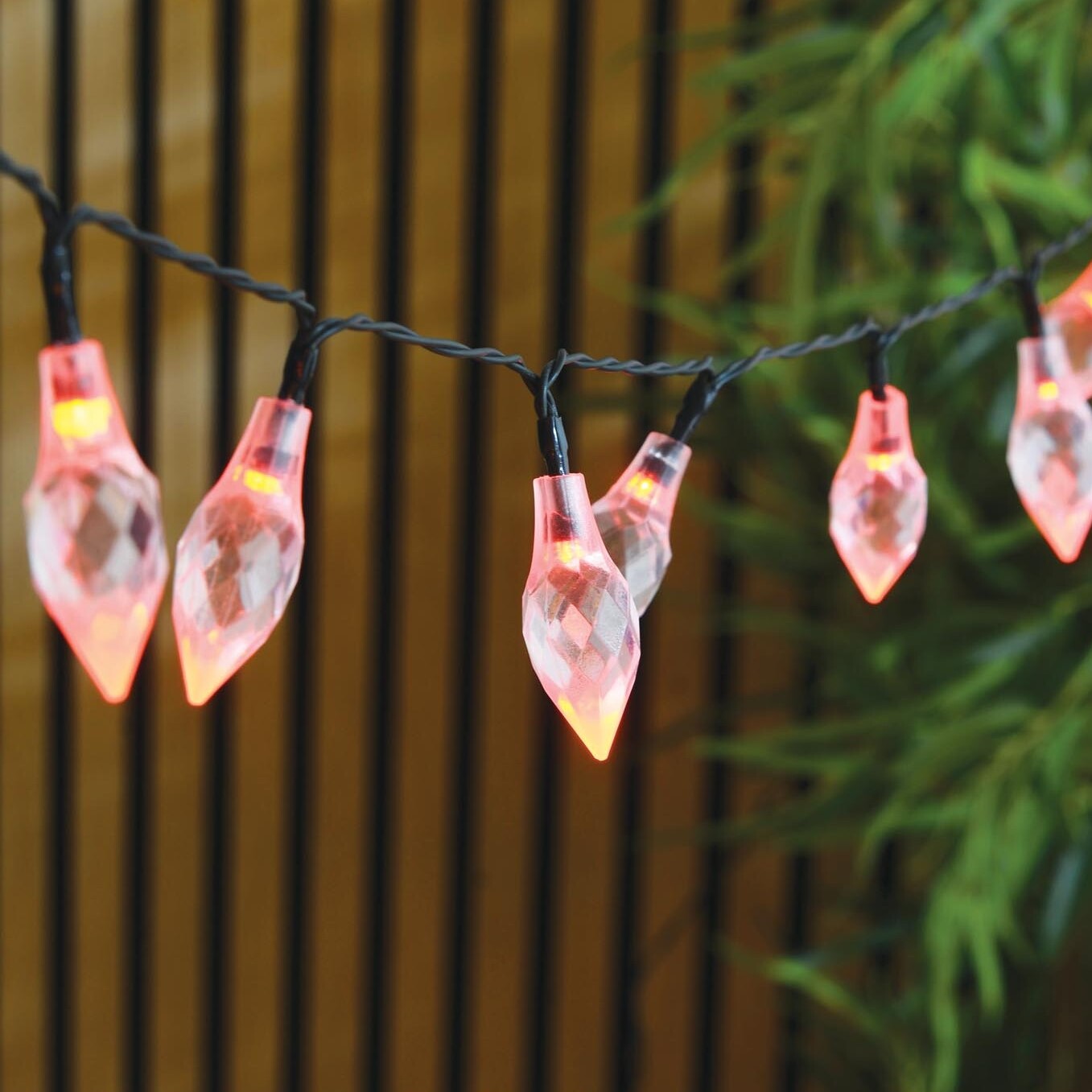 Solar LED Diamond String Lights Image 1