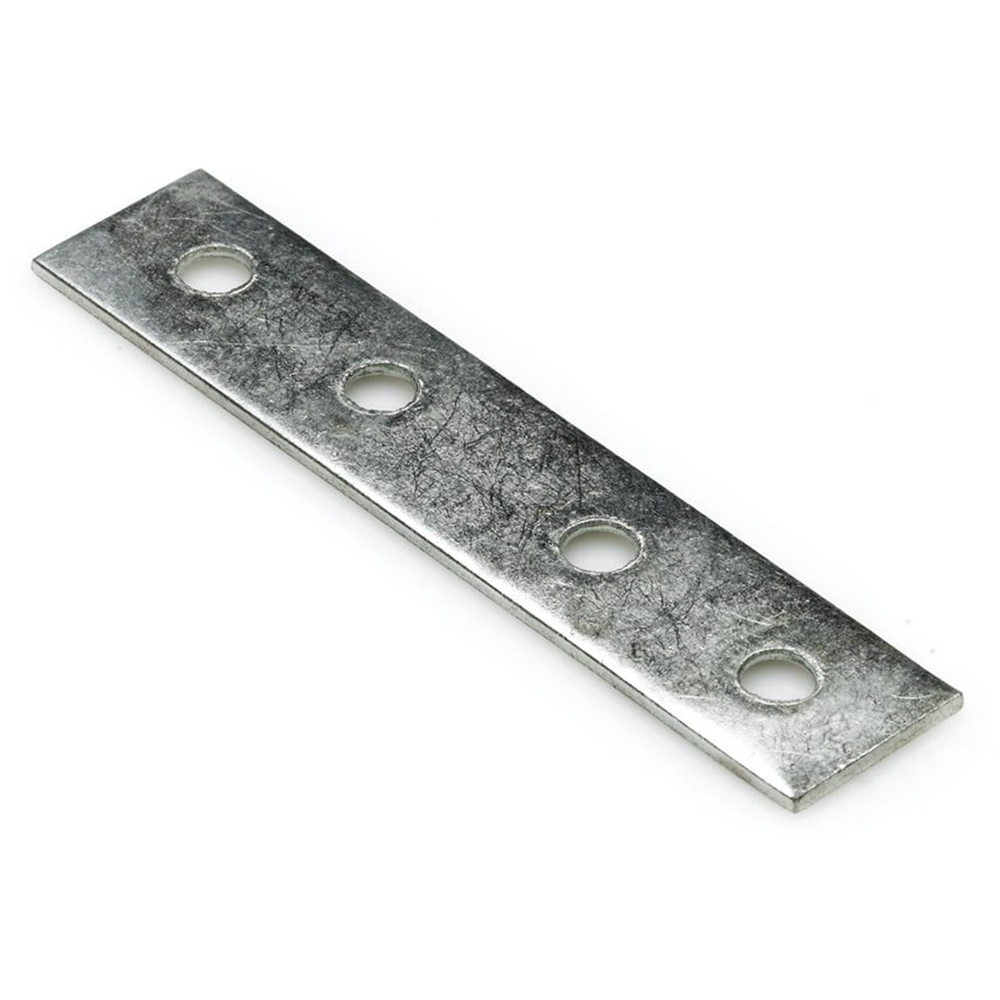 Wilko 75mm Zinc Plated Mending Plate Pack 10 Image