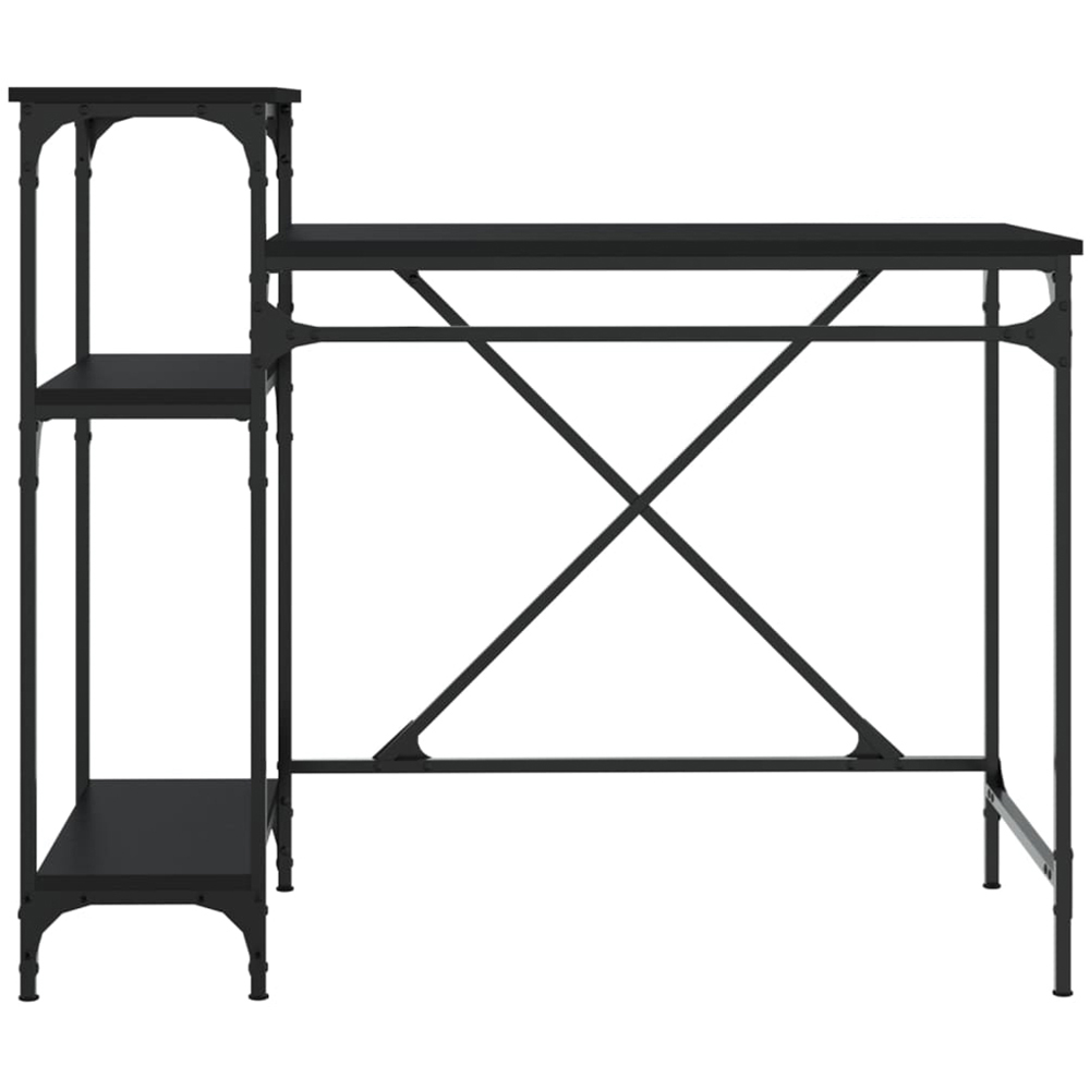 vidaXL Modern Large Desk Brown Image 3